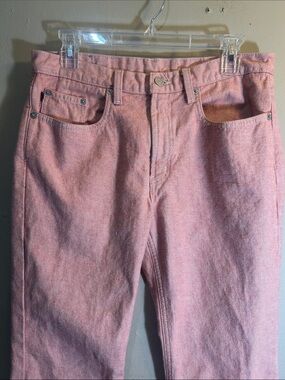 Polo Jean Company Coral-Pink Cropped Bootcut Jeans Size 10.